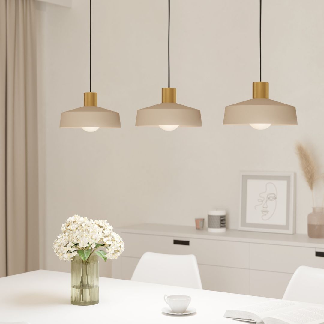 Valdiola 3 Light Natural Pendant Bar