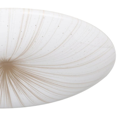 Nieves White and Gold LED Flush Ceiling Light