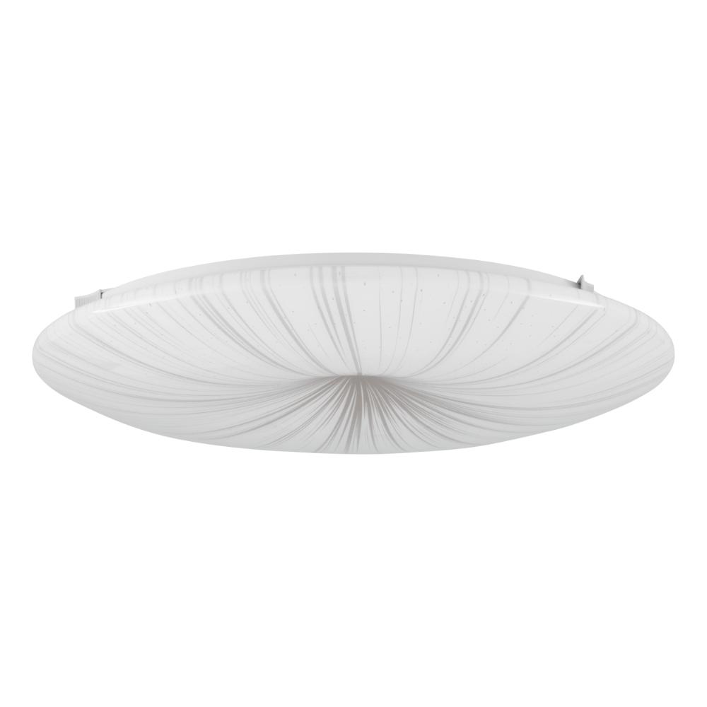 Nieves White and Gold Large LED Flush Ceiling Light