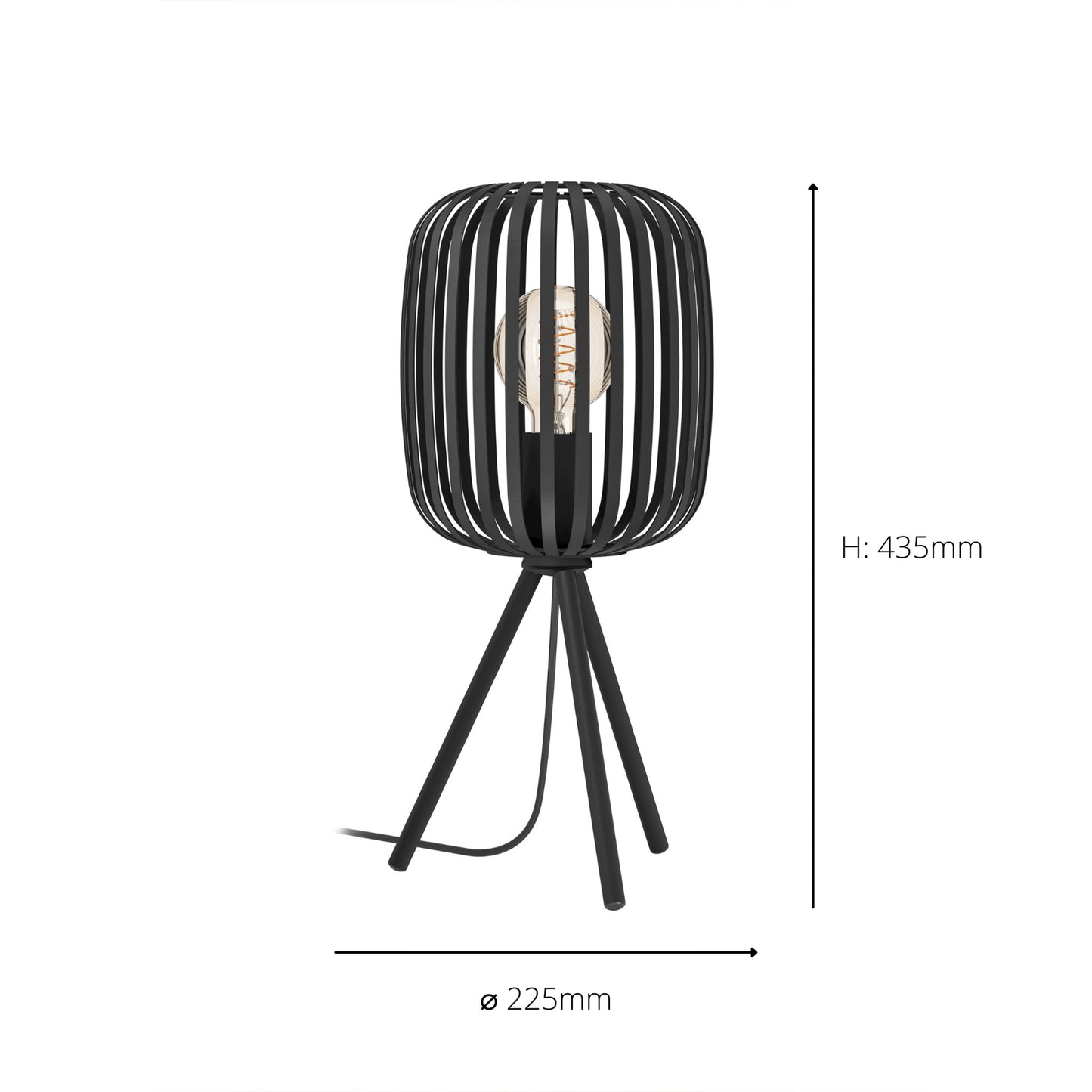 Romazzina Black Table Lamp