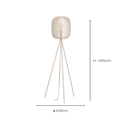 Romazzina Natural Floor Lamp