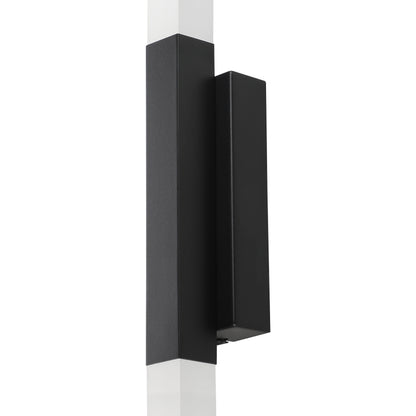 Alcudia 2-Light Black LED Bathroom Wall Light