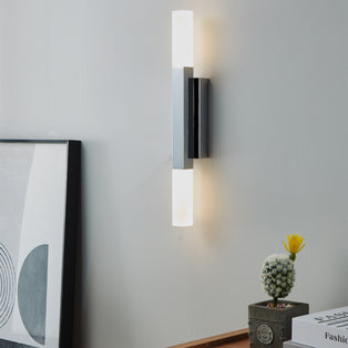 Alcudia 2-Light Silver LED Bathroom Wall Light