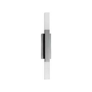 Alcudia 2-Light Silver LED Bathroom Wall Light