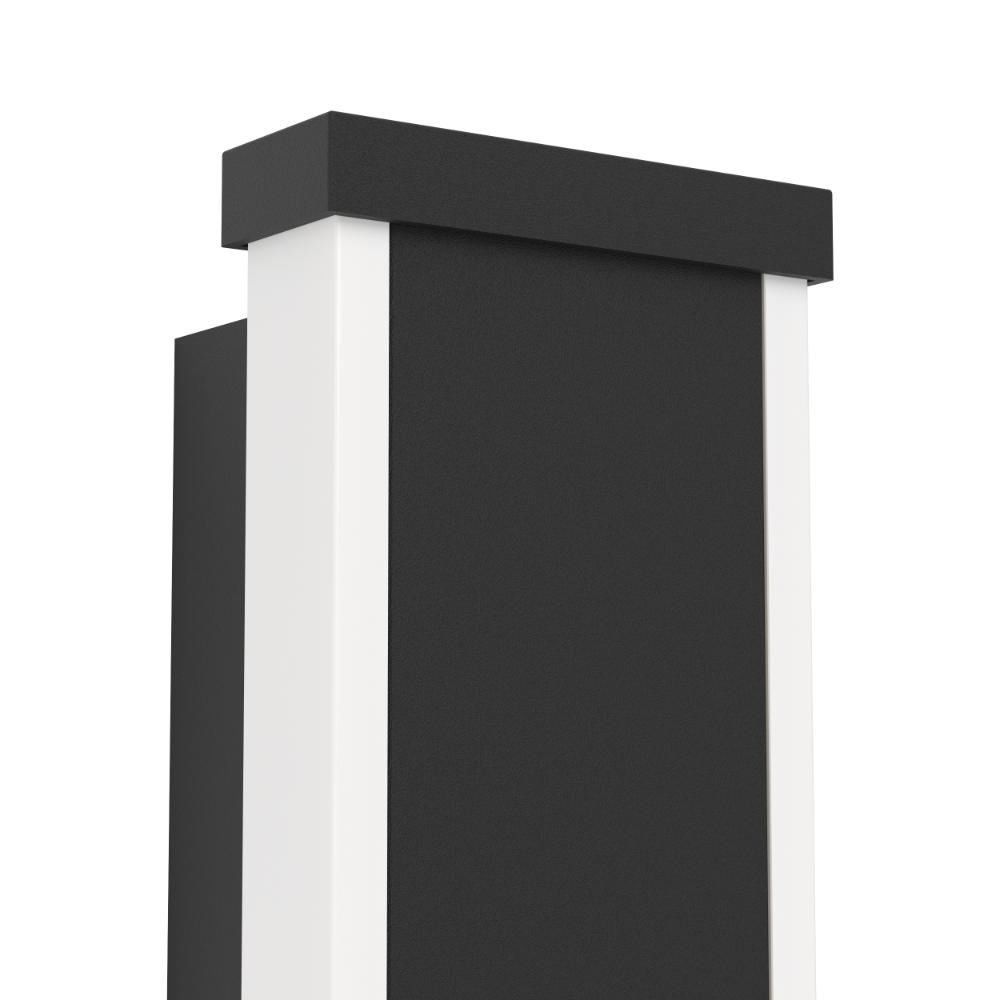 Neviano Outdoor Large Black LED IP55 Wall Light