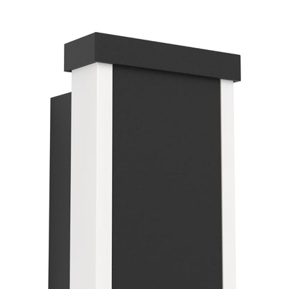 Neviano Outdoor Large Black LED IP55 Wall Light