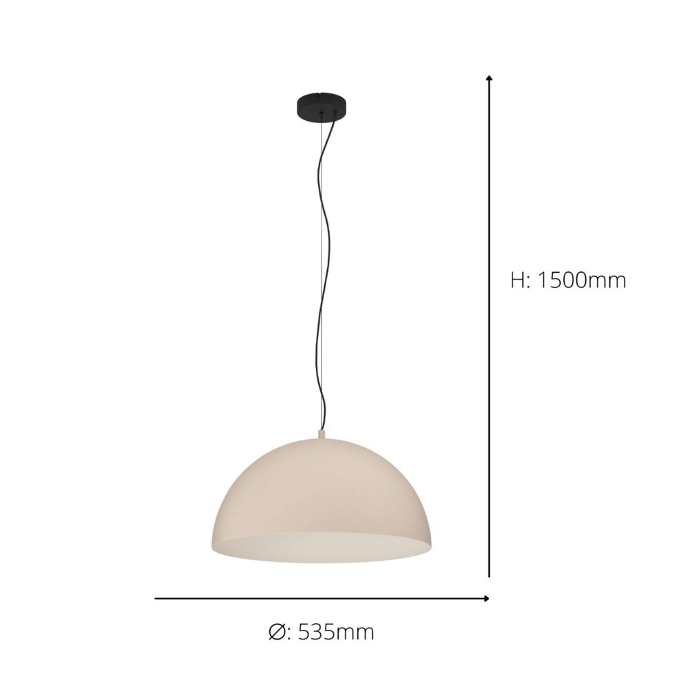 Geatano 1 Natural Ceiling Pendant Light