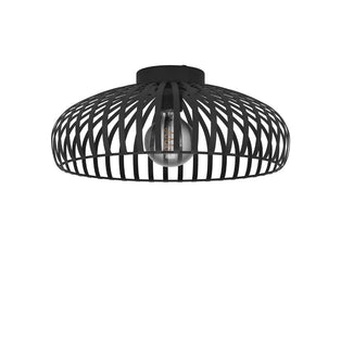 Mogano Large Black Flush Ceiling Light