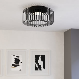 Ginestrone-z Black LED Flush Ceiling Light