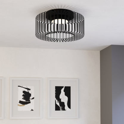 Ginestrone-z Black LED Flush Ceiling Light