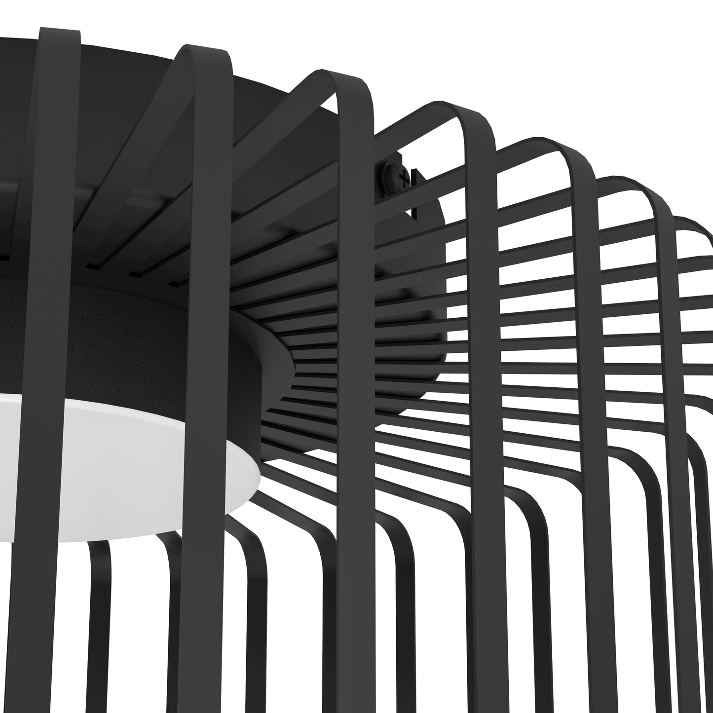 Ginestrone-z Black LED Flush Ceiling Light