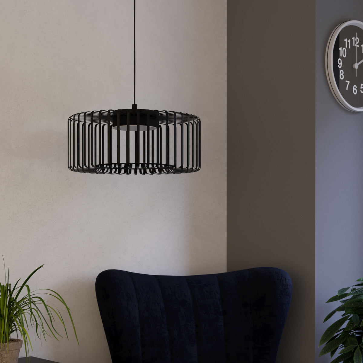 Ginestrone-z Black LED Ceiling Pendant