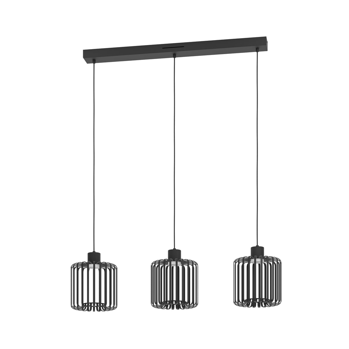 Ginestrone-z 3-Light Black LED Ceiling Pendant