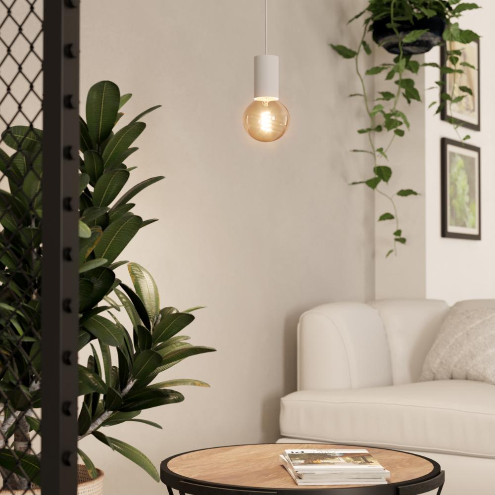Pozueta 1 White Ceiling Pendant Light