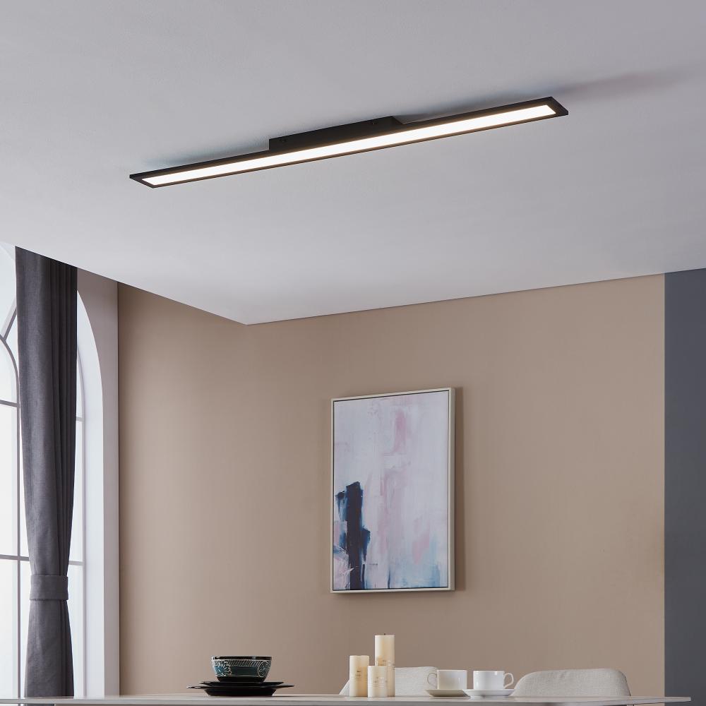 Salobrena 1 Black LED Flush Ceiling Light