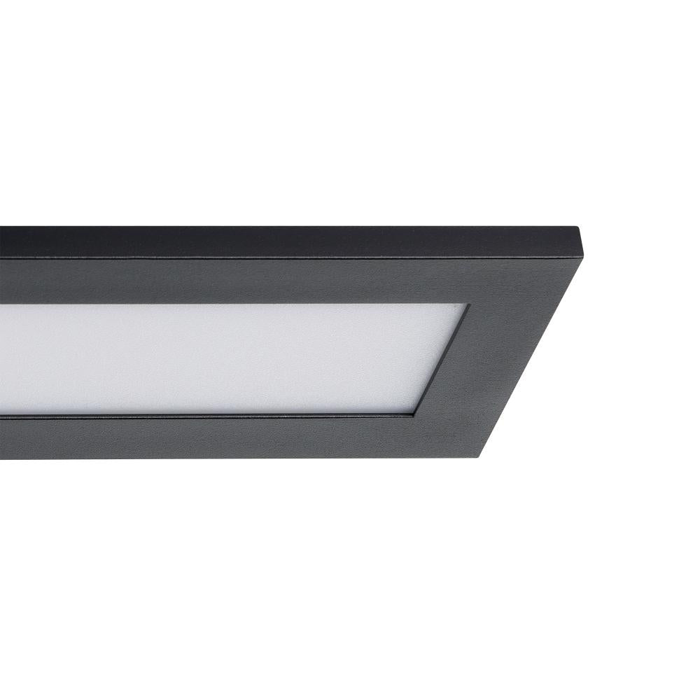 Salobrena 1 Black LED Flush Ceiling Light