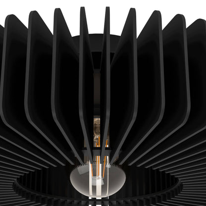 Palombaia Black Flush Ceiling Light