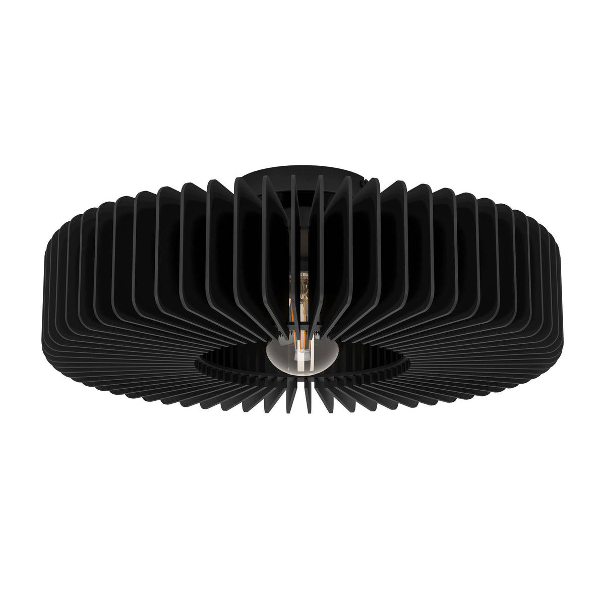 Palombaia Black Flush Ceiling Light