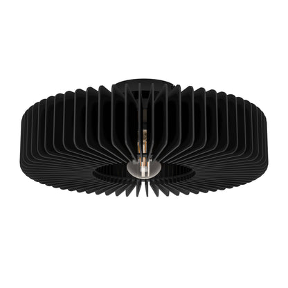 Palombaia Black Flush Ceiling Light