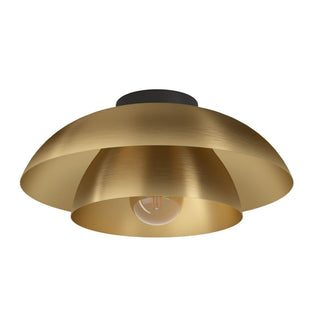 Cenciara Gold Flush Ceiling Light