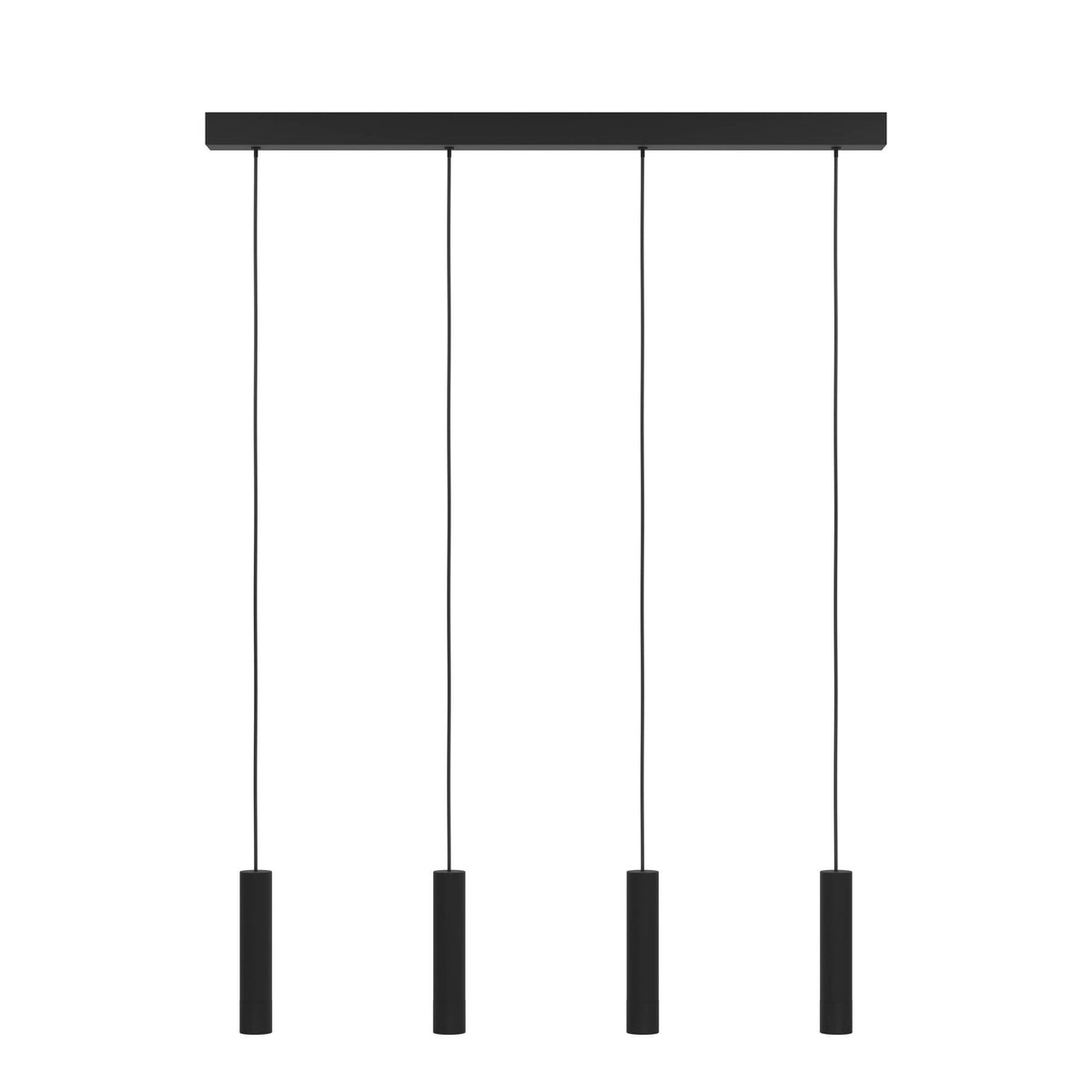 Almudaina 4-Light Black LED Ceiling Pendant