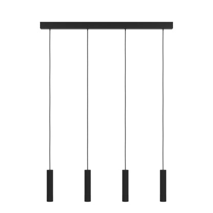 Almudaina 4-Light Black LED Ceiling Pendant