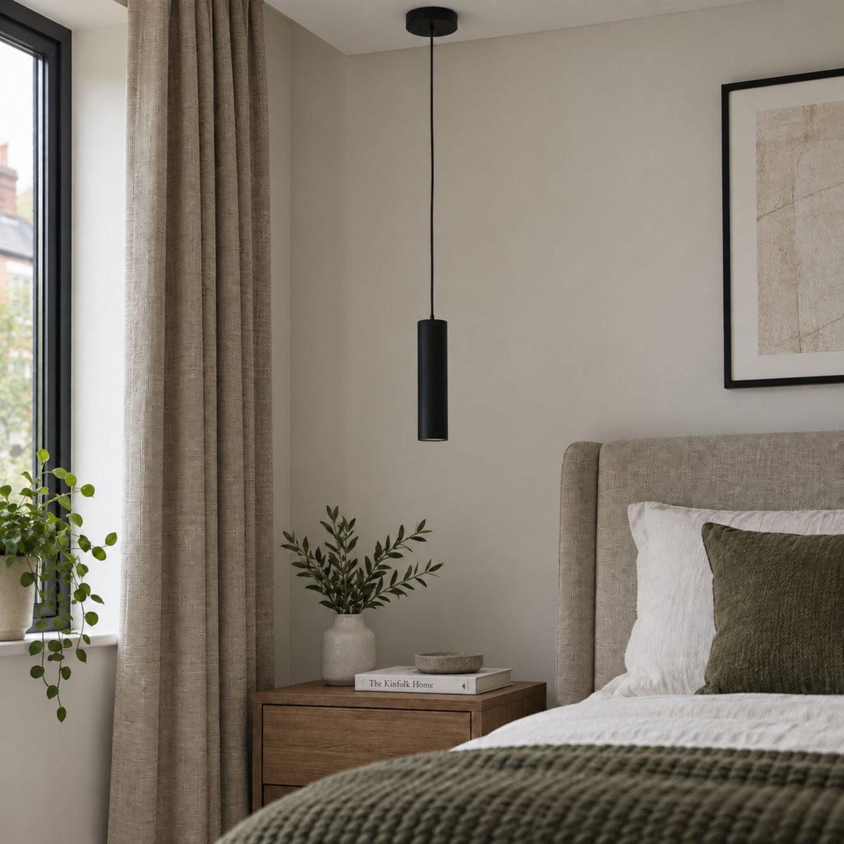 Almudaina Black LED Ceiling Pendant