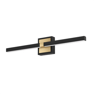 Peguera Black LED Bathroom Wall Light