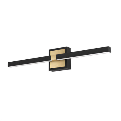 Peguera Black LED Bathroom Wall Light