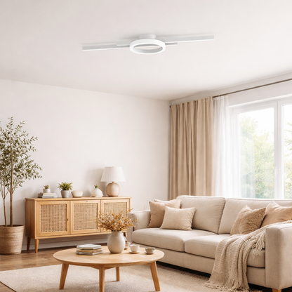 Amandolo White LED Flush Ceiling Light