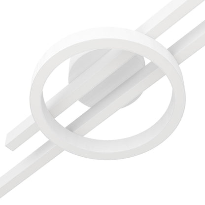 Amandolo White LED Flush Ceiling Light