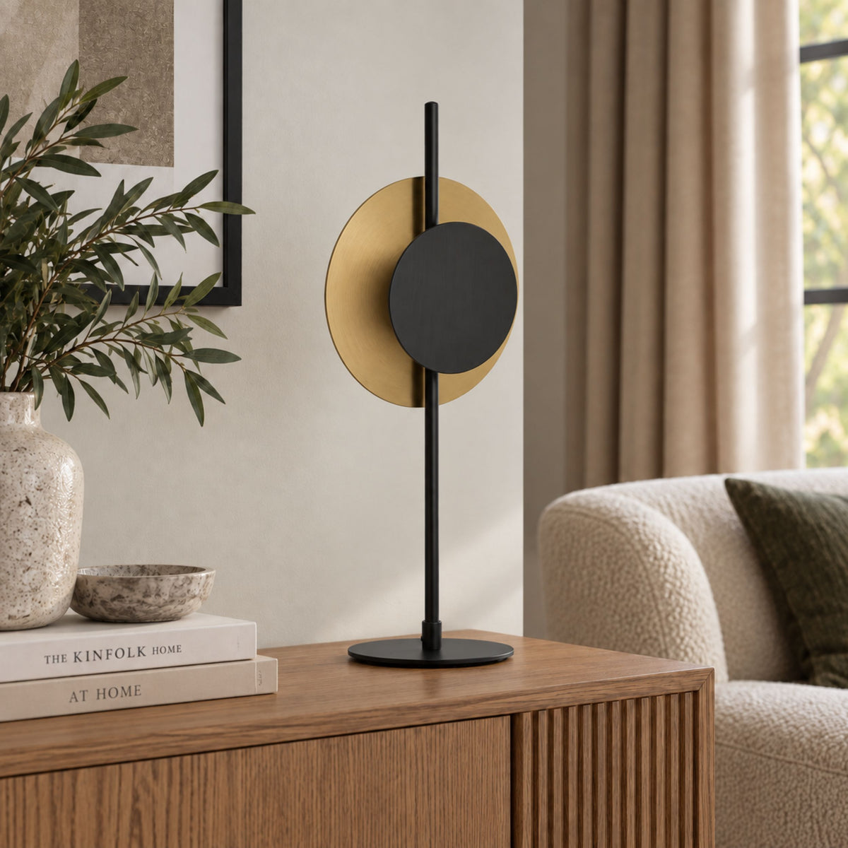 Tocina Black LED Table Lamp
