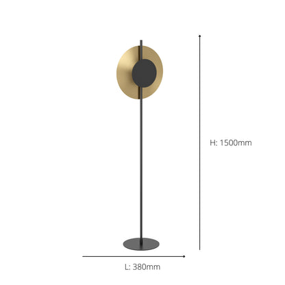 Tocina Black LED Floor Lamp