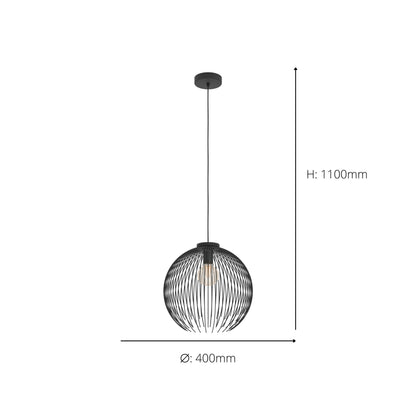 Venezuela Black Ceiling Pendant