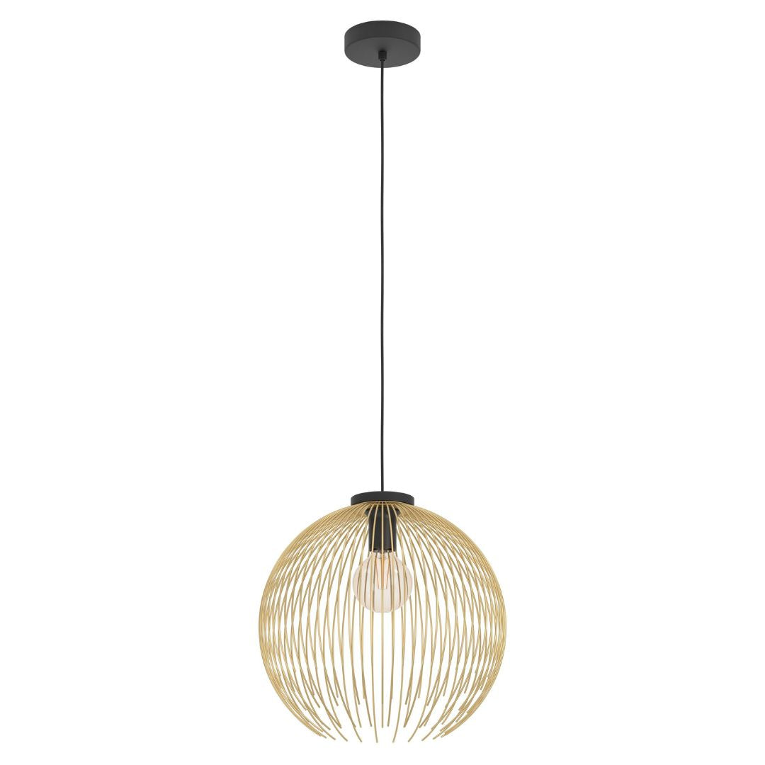 Venezuela Gold Pendant Ceiling Light Large