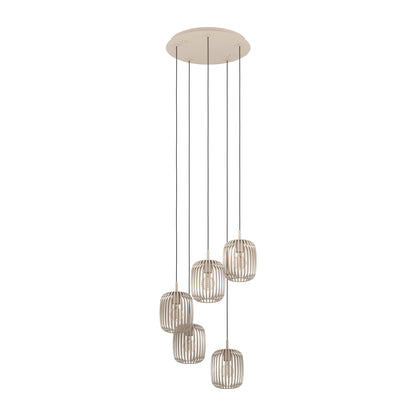 Romazzina 5-Light Natural Ceiling Pendant