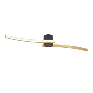 Aieta Gold LED Flush Ceiling Light