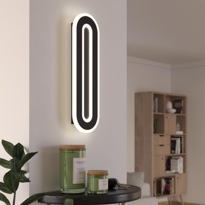 Macchioni Black LED Wall Light