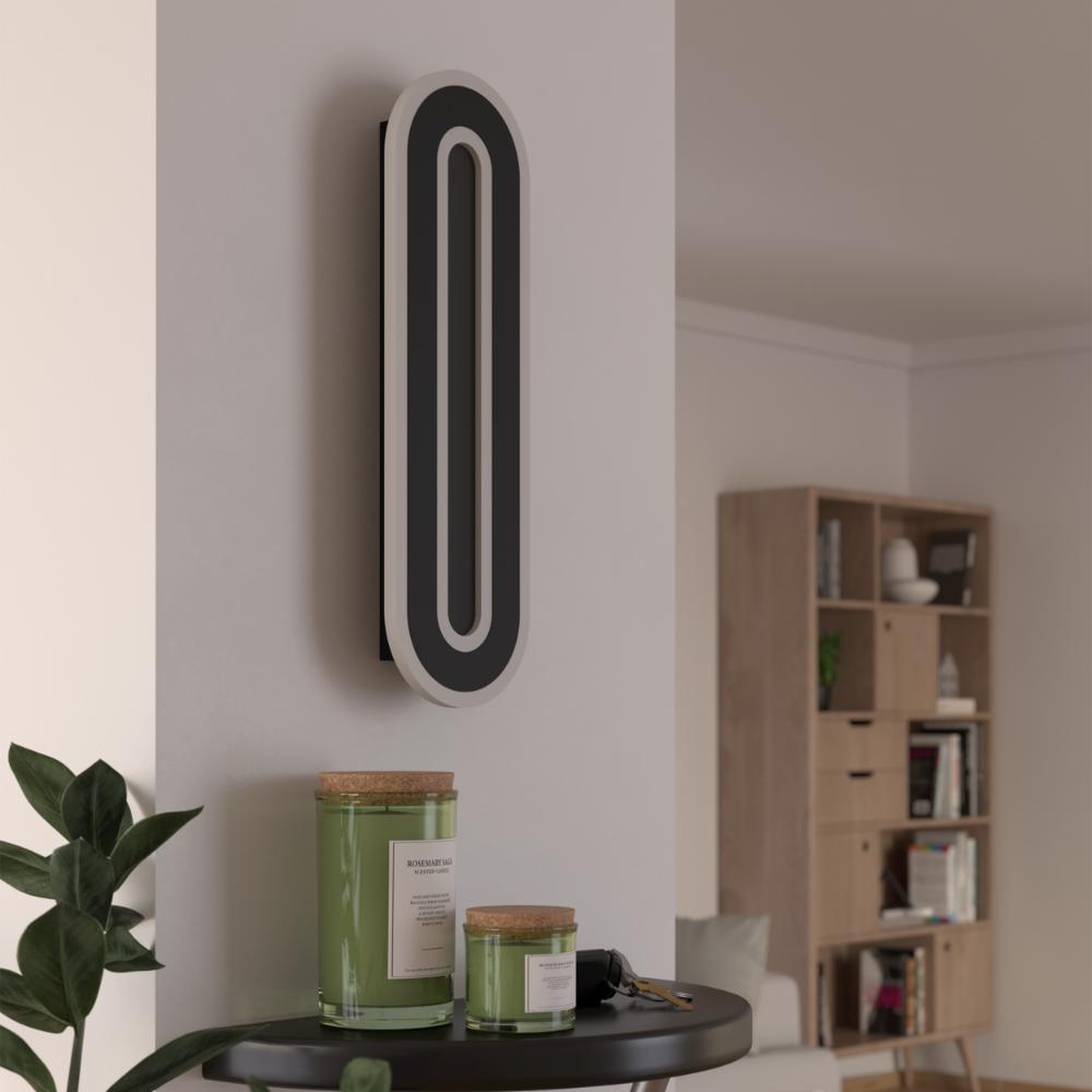 Macchioni Black LED Wall Light