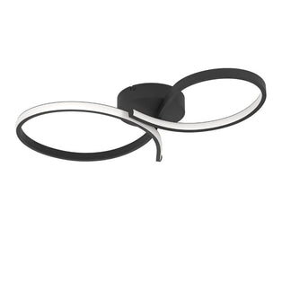 Serpins LED Black Flush Ceiling Light