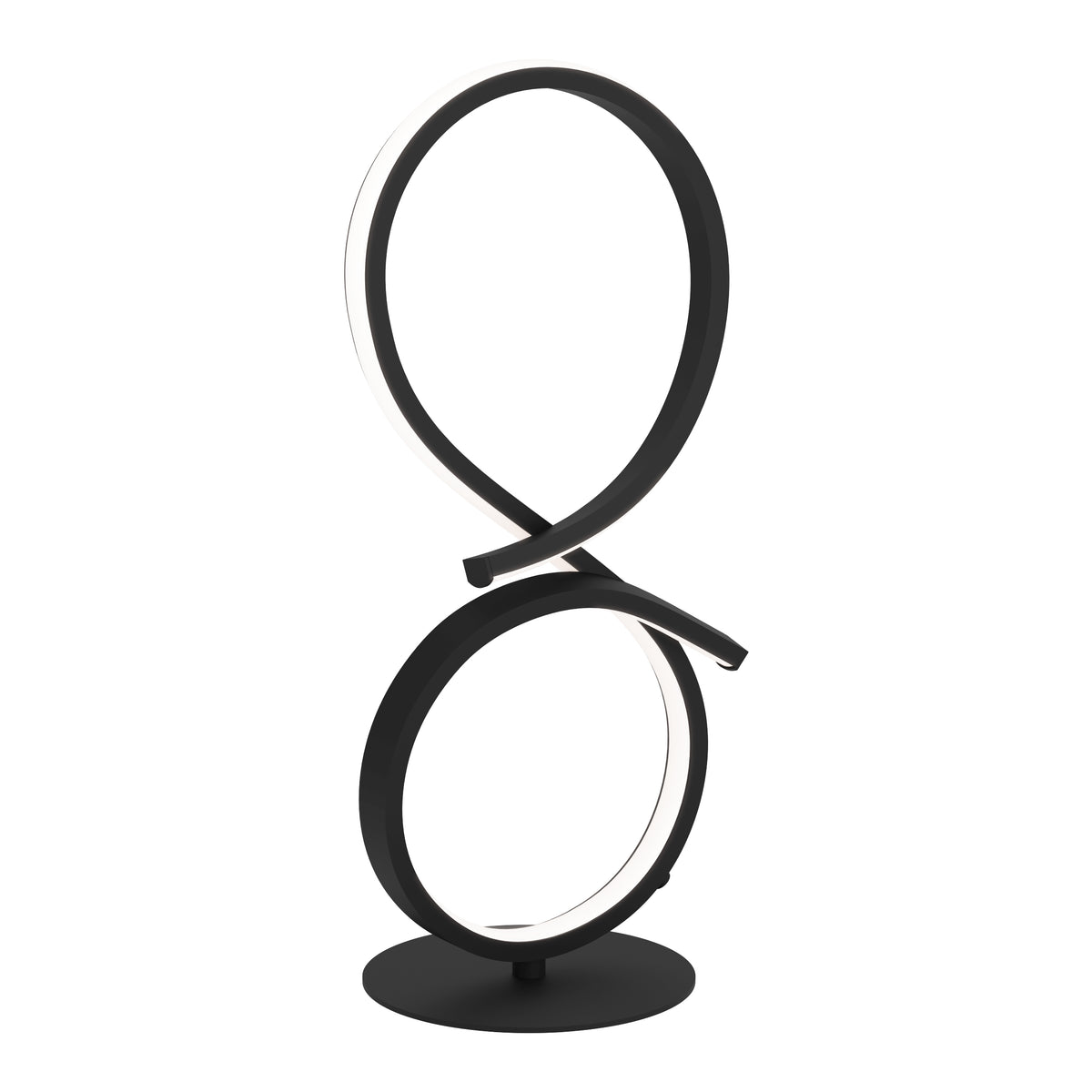 Serpins Black LED Table Lamp
