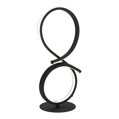 Serpins Black LED Table Lamp