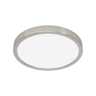 Fueva 6 Silver LED Round Flush Ceiling Light
