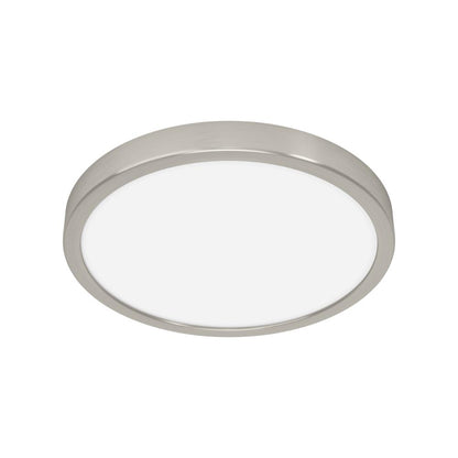 Fueva 6 Silver LED Round Flush Ceiling Light