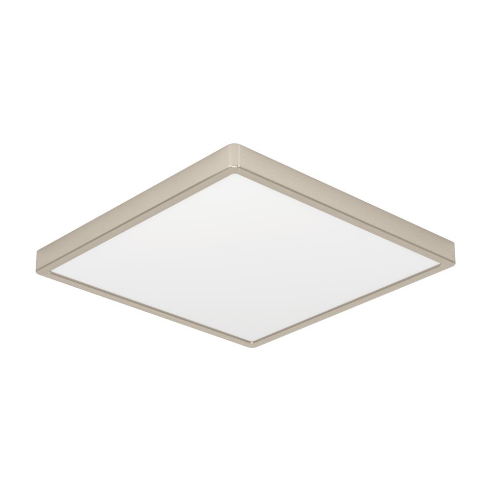 Fueva 6 Satin Nickel LED Flush Ceiling Light