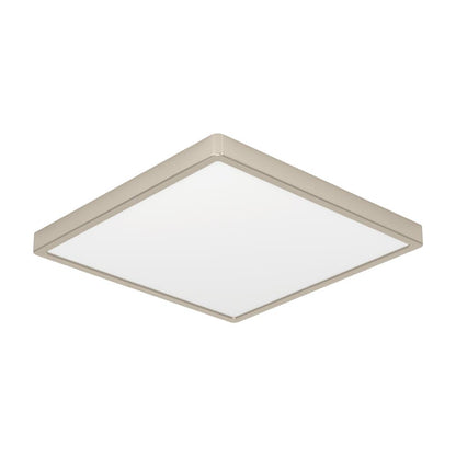 Fueva 6 Satin Nickel LED Flush Ceiling Light