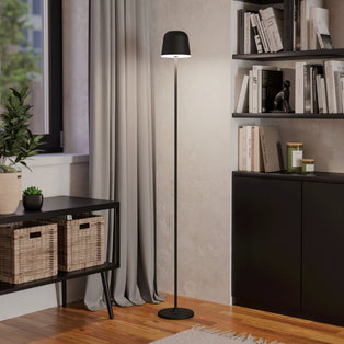 Mannera Black LED Rechargeable Floor Lamp