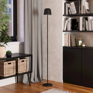 Mannera Black LED Rechargeable Floor Lamp