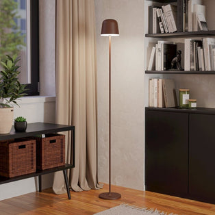 Mannera Copper LED Rechargeable Floor Lamp