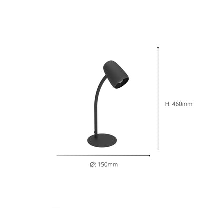 Carlo Black Table Lamp